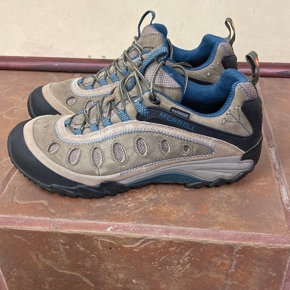 Women’s Merrell Chameleon Arc 2 Waterptoof Brindle Trail Hiking Shoes Size 9.5 - Picture 4 of 9